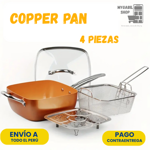 🟧 ¡Descubre la magia de cocinar con la Copper Pan! 🟧