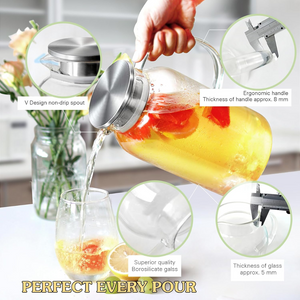 💧LLEVA  TU COCINA AL SIGIENTE NIVEL CON LA  JARRA DE VIDRIO PREMIUM DE 2.2 LITROS