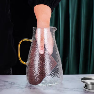 🔥INOVADORA JARRA  +4 TAZAS DE VIDRIO BOROSILICATO RESISITENTE AL FUEGO DIRECTO🔥