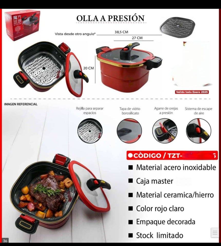 🫕¡DESCUBRE ESTE NUEVO DISEÑO  DE OLLA A PRESIÓN!🫕
