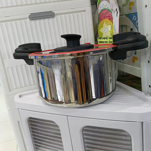 🫕¡MODERNA OLLA A PRESION  DE ACERO INOXIDABLE QUE REVOLUCIONARA TU COCINA! 🫕