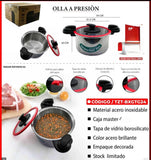 🫕¡MODERNA OLLA A PRESION  DE ACERO INOXIDABLE QUE REVOLUCIONARA TU COCINA! 🫕