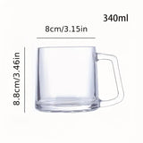 🎁 ELEGANTE JUEGO DE 3 TAZAS DE VIDRIO MODERNO Y SOSTIFICADO 🎁
