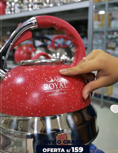 Tetera ROYAL 5 Litros – colores Intensos & Acero Inoxidable marca original