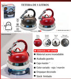 Tetera ROYAL 5 Litros – colores Intensos & Acero Inoxidable marca original